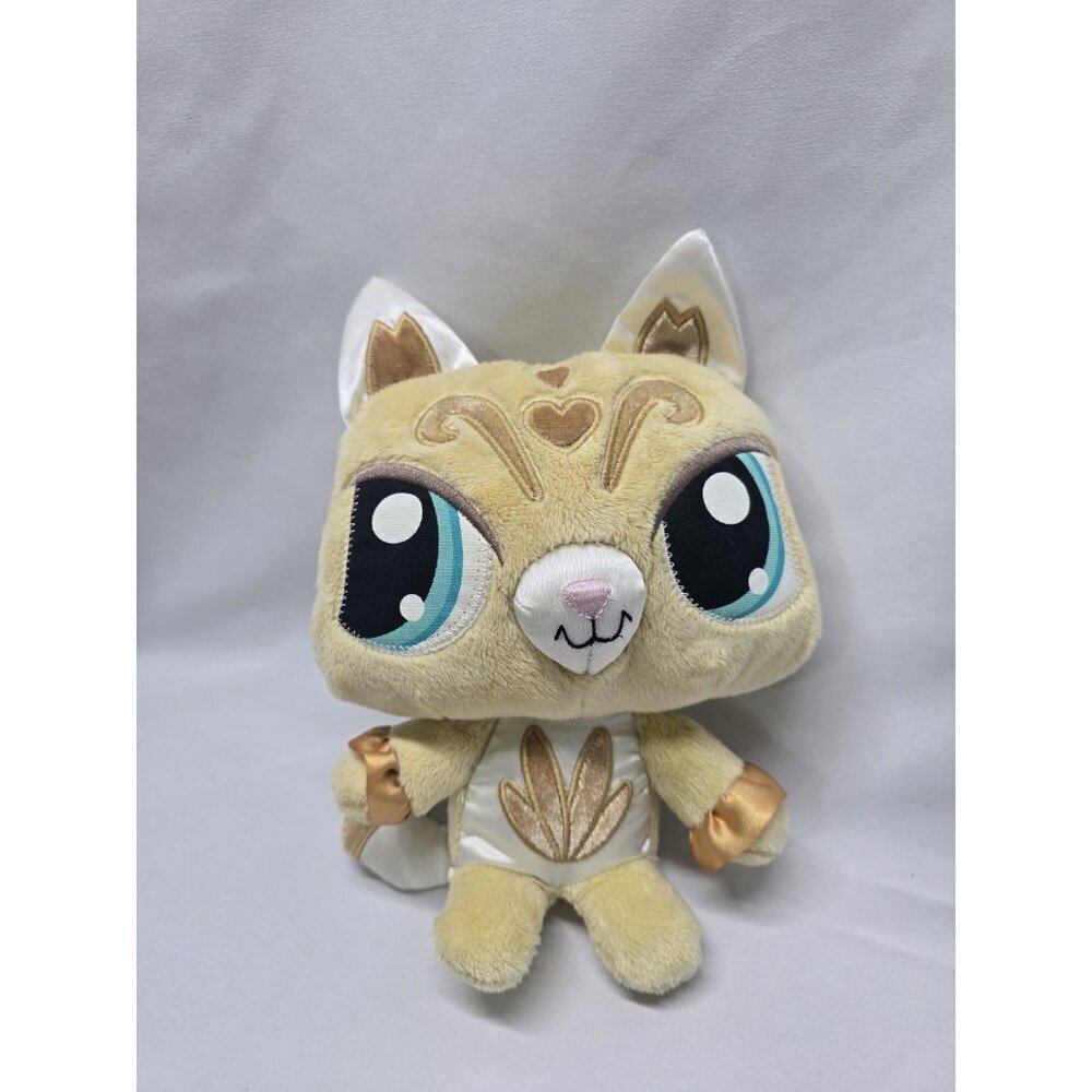 Hasbro Littlest Pet Shop LPS Sassiest Kitty (2008) Plush Stuffed Animal 8"